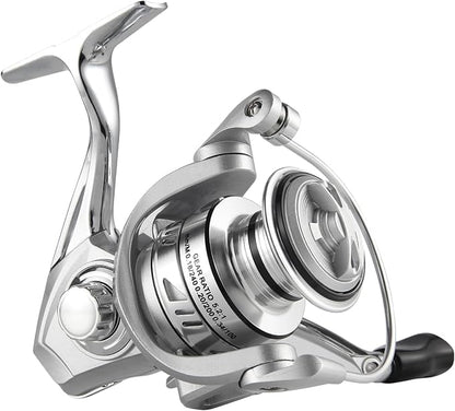 HAUT TON Spinning Reel 8000/9000/10000/12000/14000,6+1BB Metal Surf Fishing Reels,4.8:1 Gear Ratio 55lbs Drag Heavy Long Casting Inshore Saltwater Monster Fish