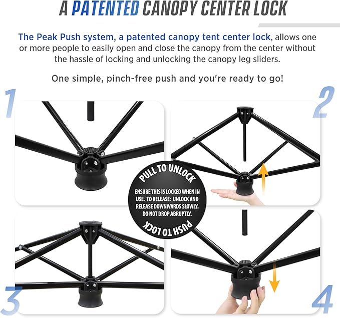 EAGLE PEAK 8x8 Pop Up Canopy Tent with Sidewall, Compact, Portable Slant Leg Instant Sun Shelter for Beach, Sports, & Camping, 8x8 Base 6x6 Top, Pink