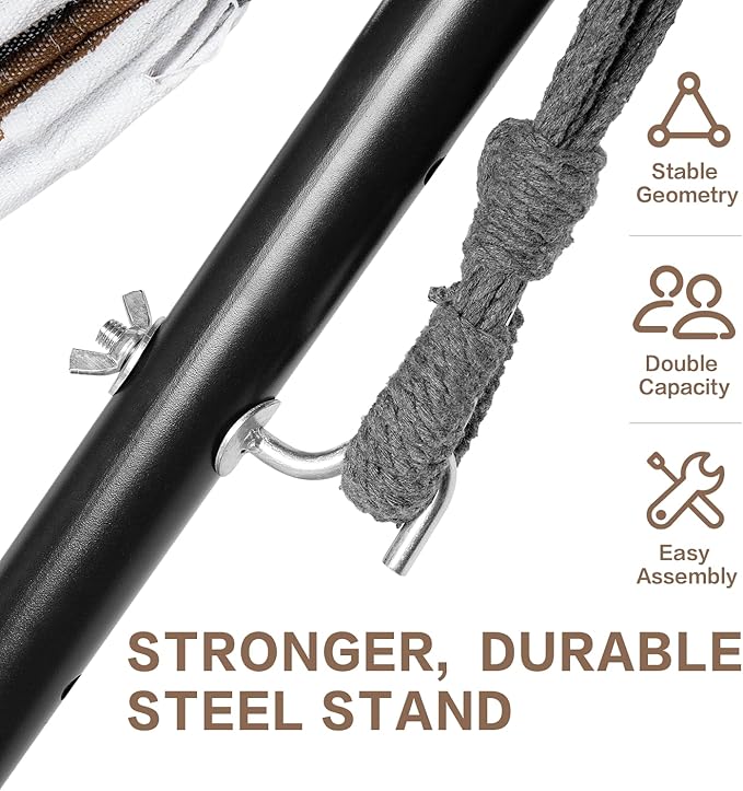 PNAEUT Hammocks Stand Only (Black Stand)