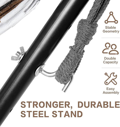 PNAEUT Hammocks Stand Only (Black Stand)