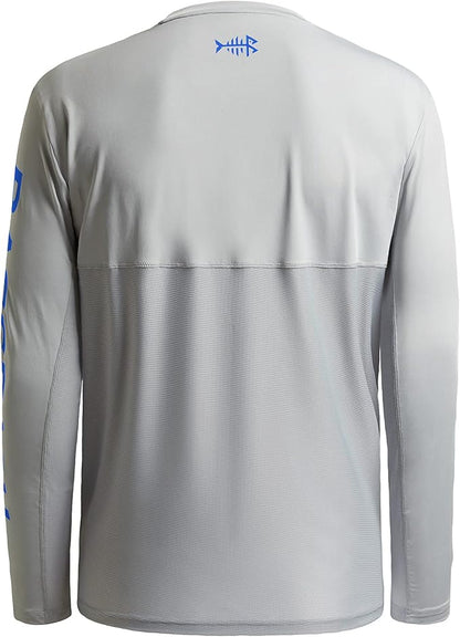 BASSDASH Fishing T Shirts for Men UV Sun Protection UPF 50+ Long Sleeve Tee T-Shirt