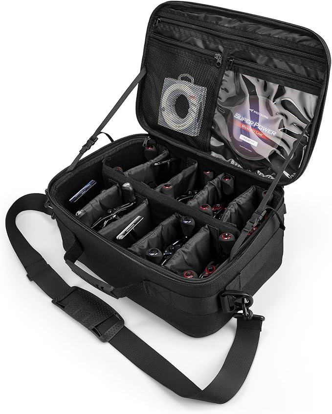 KastKing Fishing Reel Case Medium & Large, Customize Storage, Shockproof Internal Divider Design, Rigid Structural Loadmaster System, Tough and Water-resistant, Keep Reels Protective, Two Size Options