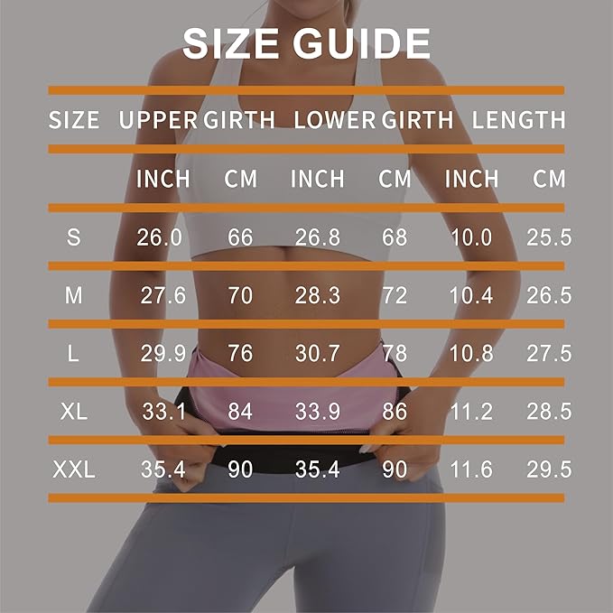 Sauna Suit Waist Trainer for Women,Sweat Waist Trimmer Belt Heat Trapping Weight Loss Shapewear for Women Belly Fat