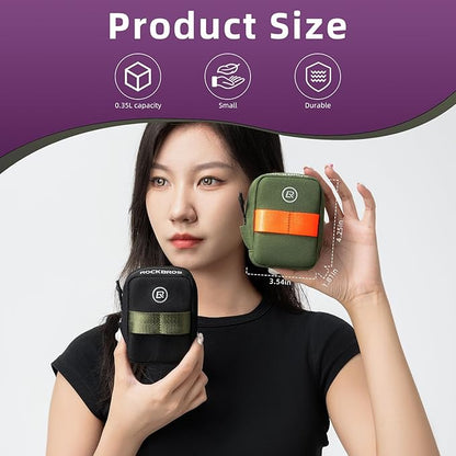 ROCKBROS Bike Saddle Bag - Small, Lightweight and Portable Under Seat Bag for Road Bikes