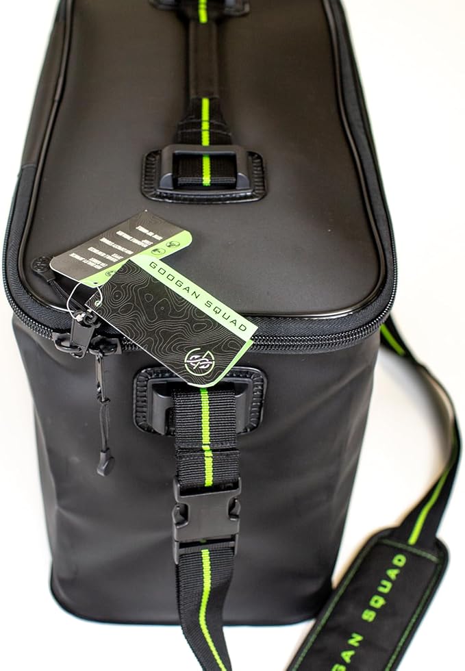 GOOGAN SQUAD Tackle Toter Medium - Durable Fishing Tackle Bag & Tray Storage (21"L x 10"W x 13"D)