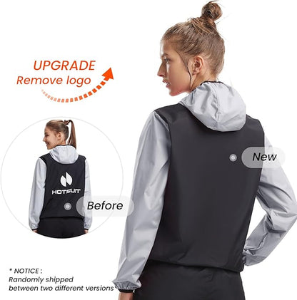HOTSUIT Sauna Suit for Women Weight Loss Sweat Suits Sauna Jacket Pant Machine Washable Anti Rip for Gym Workout Exercise