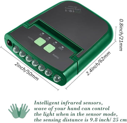 Mudder LED Clip on Cap Lights USB Rechargeable Cap Flashlight Clip Waterproof Ultra Bright Hat Flashlight Headlamp for Fishing Camping Hand Work