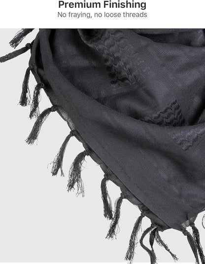 FREE SOLDIER Scarf Military Shemagh Tactical Desert Keffiyeh Head Neck Scarf Arab Wrap with Tassel for Men Women