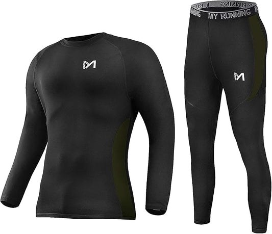 Men's Thermal Underwear Set Sport Long Johns Base Layer
