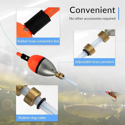 THKFISH Fishing Bobber Slip Bobber Fishing Floats for Crappie Balsa Bobbers for Panfish,Walleye,Salmon Floatage