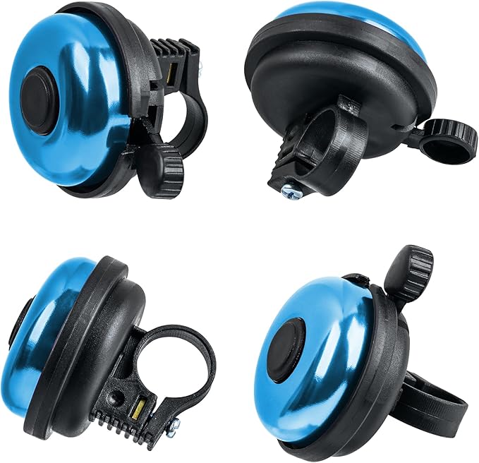 Classic Bike Bell, Aluminum Bicycle Bell, Loud Crisp Clear Sound Bicycle Bike Bell for Adults Kids