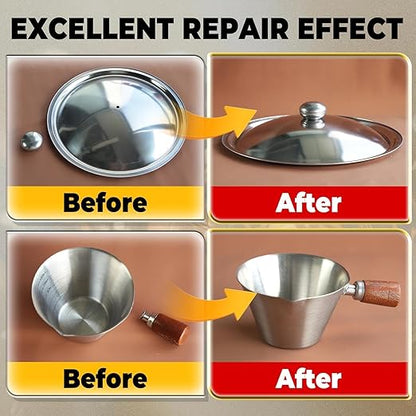 Liquid Super Glue for Metal, 30g Clear Instant Thick CA Glue for Stainless Steel Aluminum DIY Crafts and Repairs, Fast Drying High Strength All Purpose Permanent Professional Cyanoacrylate Adhesives