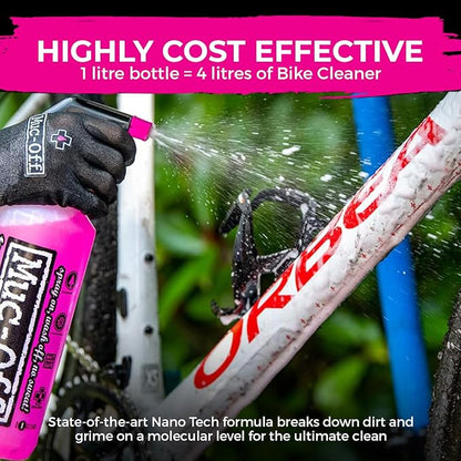 Muc-Off Bike Cleaner Concentrate | Powerful Nano Tech Bike Cleaner | Safe on Carbon Fibre, Biodegradable Formula for Bicycle and Motorcycle Cleaning
