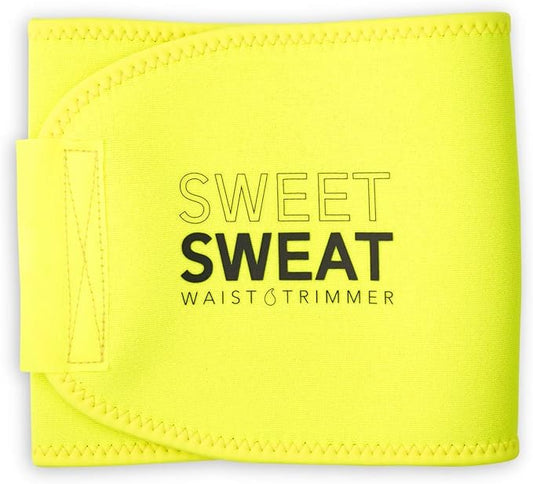 Sports Research Sweet Sweat Waist Trimmer (Core Series) - Premium Sweat Enhancing Fitness Band for Women & Men