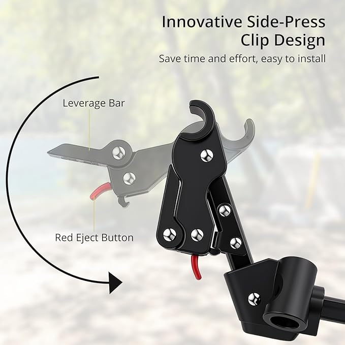 Ultralight Camping Cot with Storage Net & Bag, Height Adjustable Support up to 400lbs, Comfortable Portable Cots for Adult Folding Bed for Camping, Hiking, Travel, Truck, Beach, Office, Black