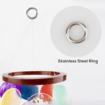 Temlum Silicone Resin Molds for Wind Chime, DIY Resin Wind Chime Molds Resin Casting Mold for Home Décor Resin Craft Supplies