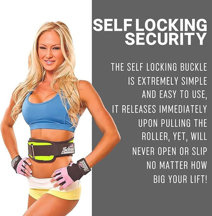 Schiek Sports Model 2004 Nylon 4 3/4" Weight Lifting Belt - Black