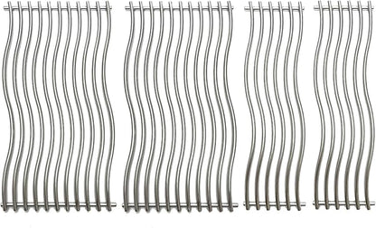 16-3/4" Stainless Steel 4pack Waved Cooking Grids Grates Replacement Parts for Napoleon Triumph 495 Gas Grill S87005