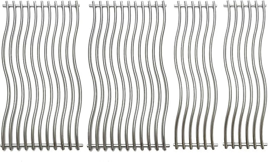 16-3/4" Stainless Steel 4pack Waved Cooking Grids Grates Replacement Parts for Napoleon Triumph 495 Gas Grill S87005