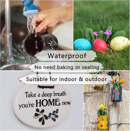 TFIVE Paint Markers Pens - 54 Colors Medium Tip Markers, Permanent, Waterproof & Quick Dry, Paint Pen for Metal, Wood, Fabric, Plastic, Rock Painting, Mugs, Canvas, Glass, Art Craft