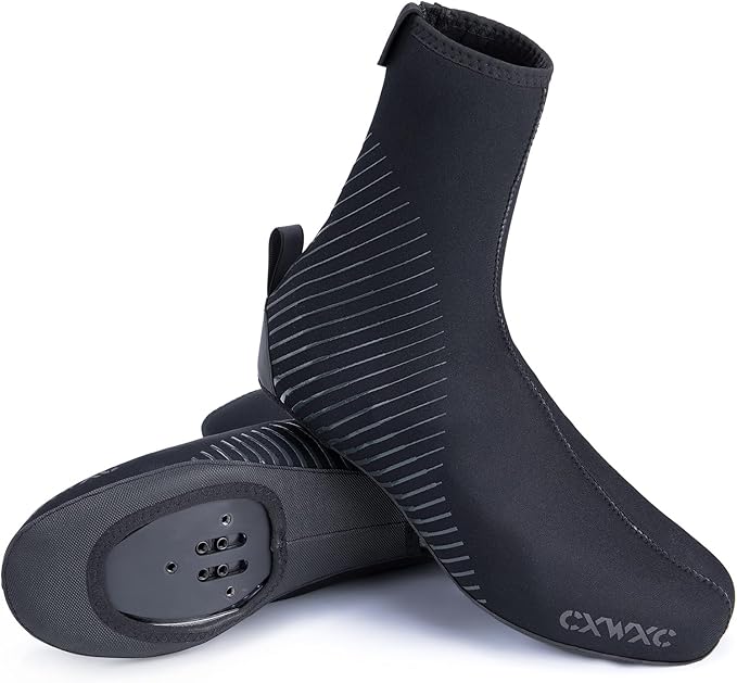 Cycling Shoe Covers Cold Weather for Men Women - Waterproof Shoe Covers Winter Outdoor Sports - Rain Cycling Overshoes, Road/Mountain Bike Booties