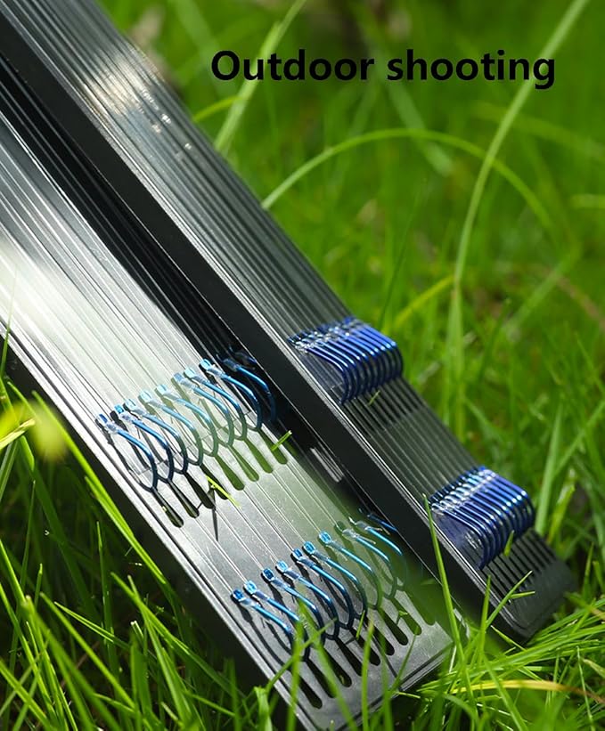 AMHDV Tiny Fishing Hooks with Line, Small Fishing Hook and Leader (Pack of 20)