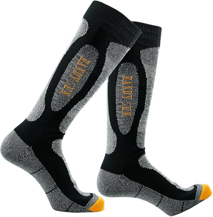 RANDY SUN Waterproof Skiing Socks, [SGS Certified] Unisex Knee High Breathable Hiking Trekking Sock 1 Pair