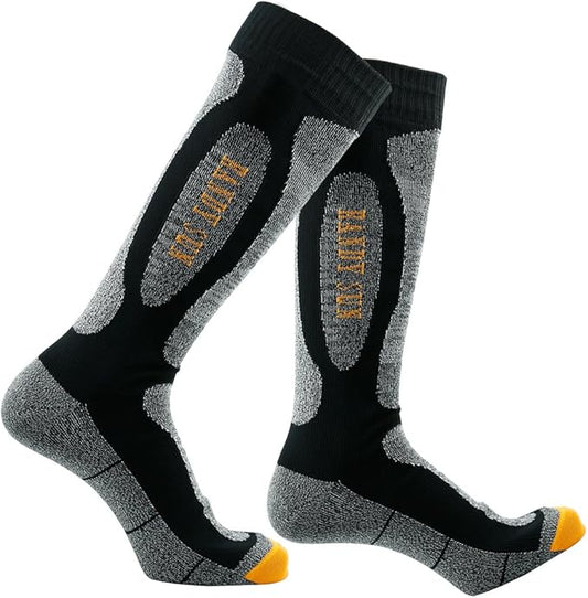 RANDY SUN Waterproof Skiing Socks, [SGS Certified] Unisex Knee High Breathable Hiking Trekking Sock 1 Pair
