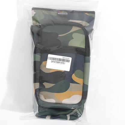 Nuovoware Water Bottle Carrier Bag,25oz/40oz/64oz Bottle Pouch Holder,Adjustable Shoulder Hand Strap 2 Pocket Sling Neoprene Sleeve Sports Accessories for Hiking Travelling Camping