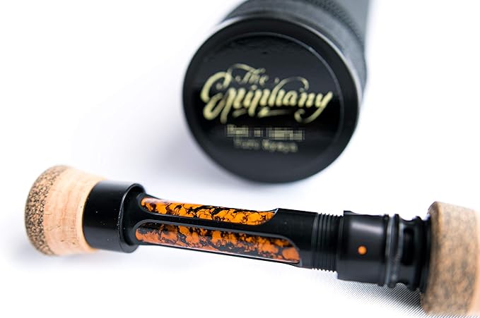 Moonshine Rod Co. Fly Fishing Rod with Carrying Case and Extra Rod Tip Section, Slow-Medium-Fast Action