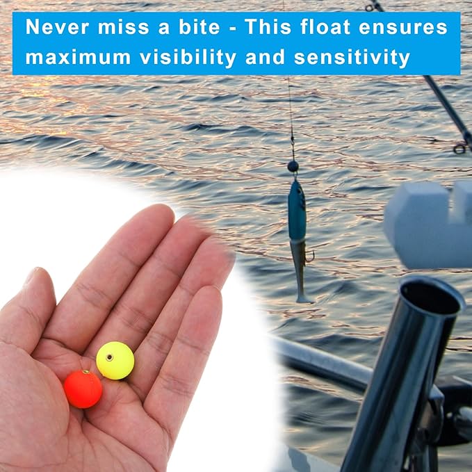 PATIKIL Fishing Bobber, Slip Foam Floats Buoy Rig Stoppers for Crappie Trout Bass Fishing