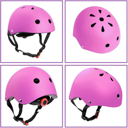 Adjustable Helmet for Ages 5-16 Kids Toddler Boys Girls Youth,Protective Gear with Elbow Knee Wrist Pads for Multi-Sports Skateboarding Bike Riding Scooter Inline skatings Longboard Roller Skate