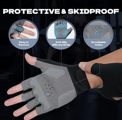 COFIT Breathable Workout Gloves, Antislip Weight Lifting Gym Gloves for Men Women, Superior Grip & Palm Protection for Weightlifting, Fitness, Exercise, Training