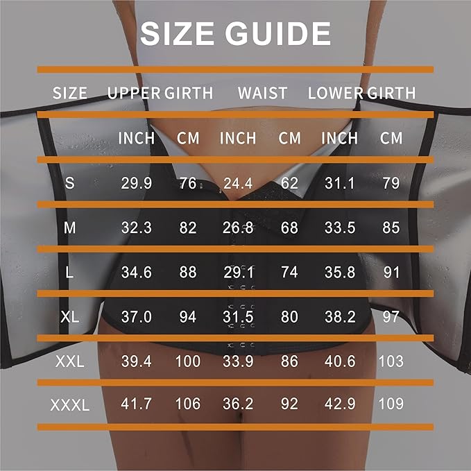 Women's Sauna Suit Waist Trainer, Double Closure Waist Trimmer Belt, Adjustable Tummy Control Shapewear for Workout