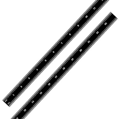 PEC Tools Flexible 24-inch Ruler, Stainless Steel, High Contrast, 1/32“, 1/64”, 1/50“, 1/100” High-Precision Ruler, Suitable for Precision Workshops and Laboratories, Made in USA