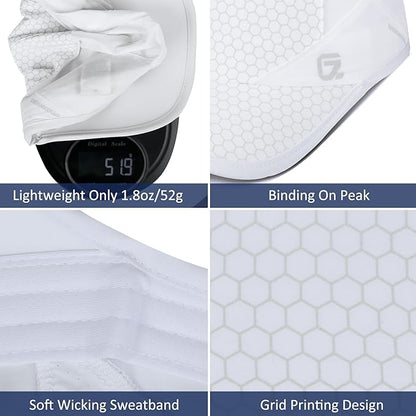 GADIEMKENSD Stretch Running Hat with Soft Brim, Quick Dry, Unstructured, Unisex-Adult