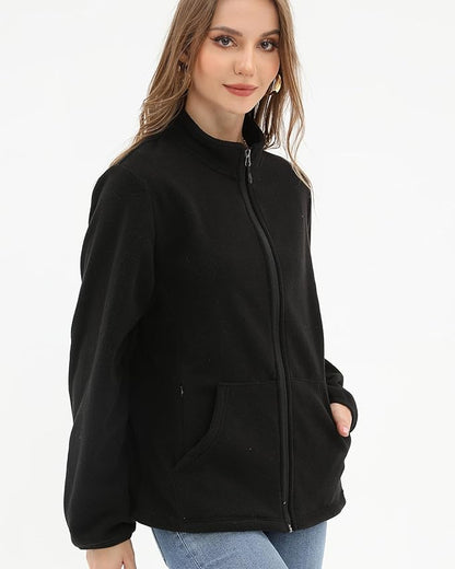 Argstar Women's Fleece Jacket with 6 Pockets (XS-2XL)