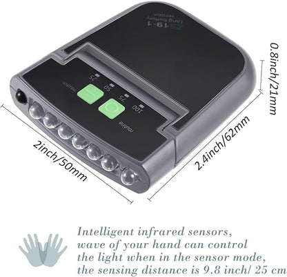 Mudder LED Clip on Cap Lights USB Rechargeable Cap Flashlight Clip Waterproof Ultra Bright Hat Flashlight Headlamp for Fishing Camping Hand Work