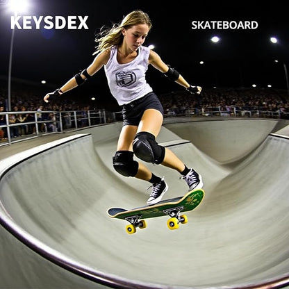 Knee Pads Elbow Pads Wrist Guards for Adult Youth Kids 6 in 1 Protective Gear Set for Roller Skateboarding Scooter Inline Skating Cycling Skating BMX Bike Outdoor Sports