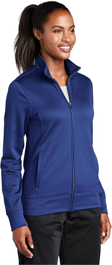 Sport-Tek® Ladies Sport-Wick® Fleece Full-Zip Jacket. LST241