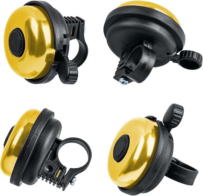 Classic Bike Bell, Aluminum Bicycle Bell, Loud Crisp Clear Sound Bicycle Bike Bell for Adults Kids