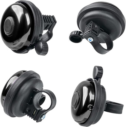 Classic Bike Bell, Aluminum Bicycle Bell, Loud Crisp Clear Sound Bicycle Bike Bell for Adults Kids