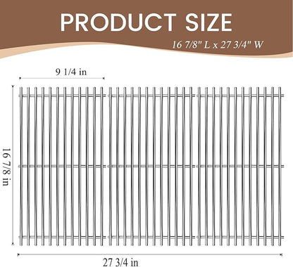 SF876C (3-Pack) 16 7/8" Stainless Steel Cooking Grid for Charbroil 463441312, 463432215 463461613 463436214 463436215 463441514 463440109 463436213 463420508