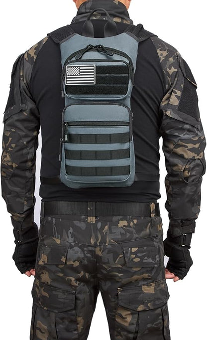 ATBP Insulated Hydration Pack Hiking Water Backpack Running Vest with 3L TPU Bladder Bag for Marathon Cycling Men