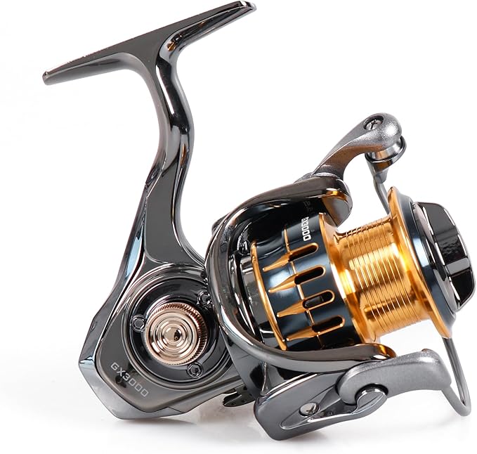 Spinning Fishing Reel for Freshwater Saltwater Fishing, Anti-Reverse with Front-Adjustable Drag