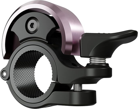 Greallthy Bike Bell, Aluminum Alloy Bicycle Bell with Clear Loud Sound, Bike Bells for Adults and Kids, Sturdy and Compact Bell Fits 0.75-1in(19-25.4mm) Handlebar for Mountain, Road Bikes.