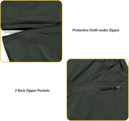 Little Donkey Andy Men's Stretch Convertible Pants, Zip-Off Quick-Dry Hiking Pants, UV Protection, Lightweight