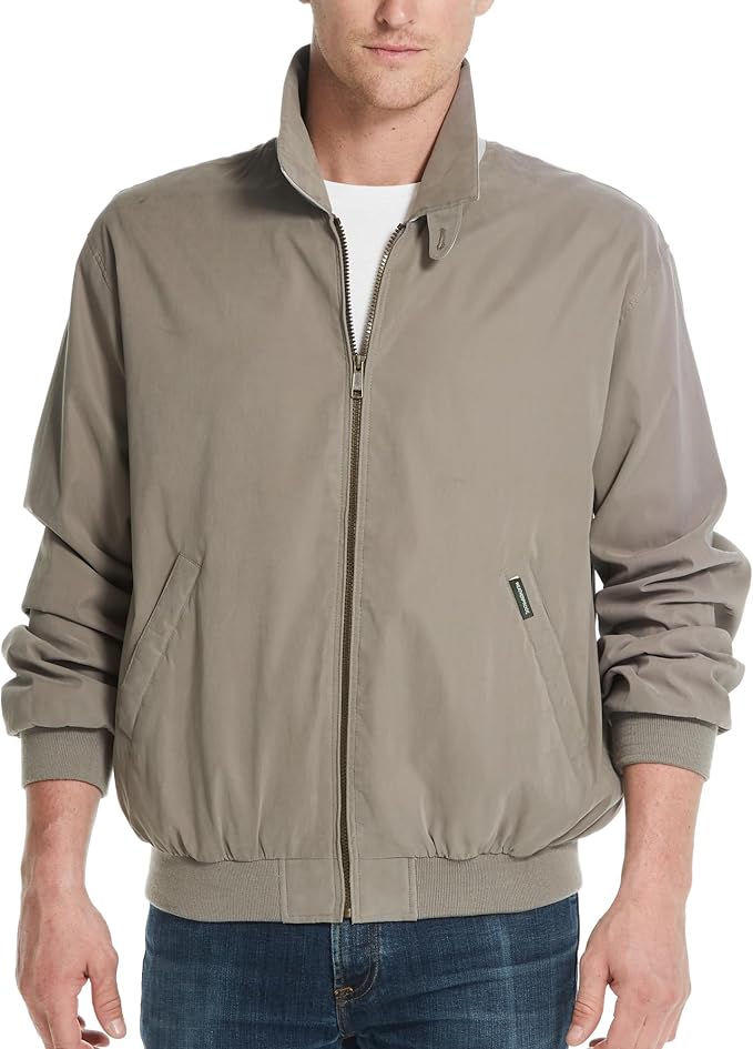 Weatherproof Men's Golf Jacket - Lightweight Windbreaker, Water-Resistant Microfiber Shell, Perfect for Golf & Casual Wear