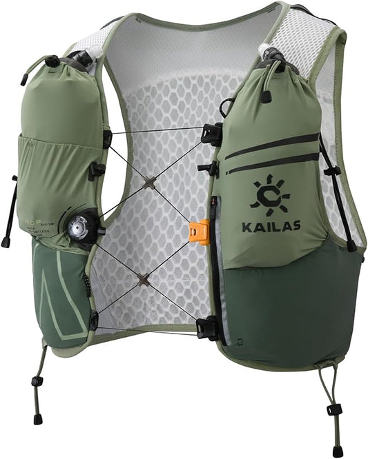 KAILAS FUGA AIR 8 Ⅳ Running Hydration Vest Hydration Pack Lightweight with Two TPU Water Bladders for Women Men Trail Cycling Hiking