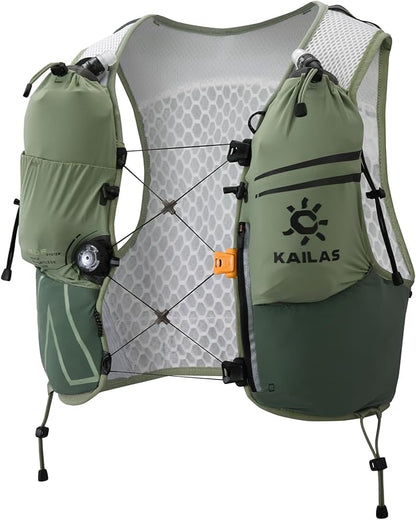 KAILAS FUGA AIR 8 Ⅳ Running Hydration Vest Hydration Pack Lightweight with Two TPU Water Bladders for Women Men Trail Cycling Hiking